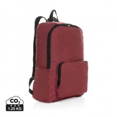 Logo trade promotional product photo of: Dillon AWARE™ RPET foldable classic backpack