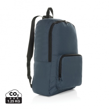 Logo trade promotional merchandise picture of: Dillon AWARE™ RPET foldable classic backpack
