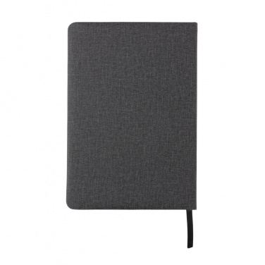Logo trade promotional items image of: Deluxe A5 Notebook with phone pocket