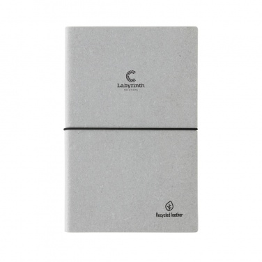Logotrade promotional merchandise photo of: A5 recycled leather notebook