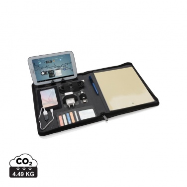 Logo trade promotional merchandise picture of: Tech portfolio with powerbank