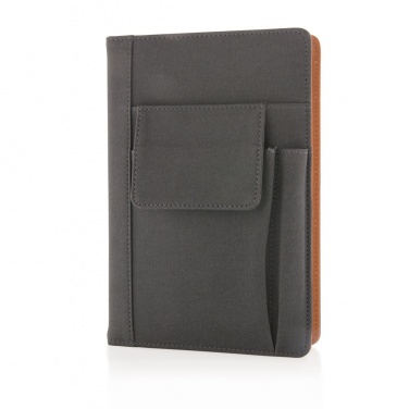 Logo trade promotional items picture of: Notebook with phone pocket