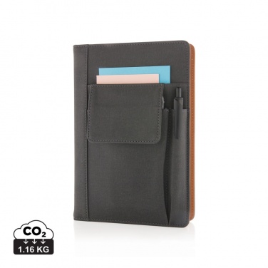 Logotrade promotional merchandise image of: Notebook with phone pocket