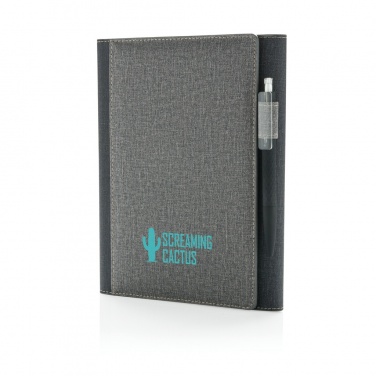 Logotrade promotional giveaway picture of: A5 Deluxe design notebook cover