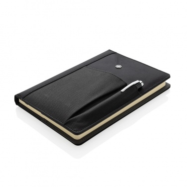 Logotrade business gift image of: Refillable notebook and pen set