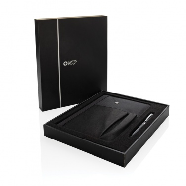 Logotrade promotional gift image of: Refillable notebook and pen set