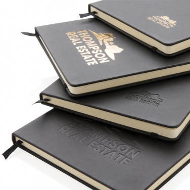 Logotrade promotional giveaway picture of: Deluxe hardcover PU A5 notebook