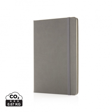 Logo trade promotional gifts picture of: Deluxe hardcover PU A5 notebook