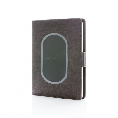 Logotrade corporate gift image of: Air 5W wireless charging notebook cover A5
