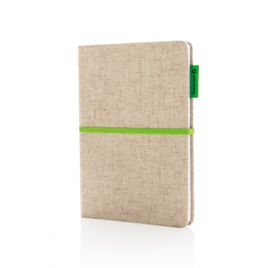Logotrade corporate gift picture of: A5 jute notebook
