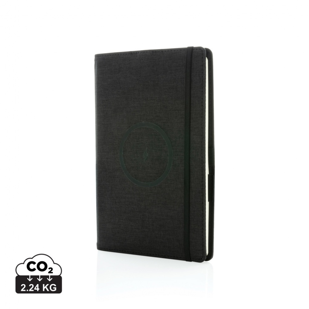 Logotrade advertising product picture of: Air 5W wireless charging refillable journal cover A5