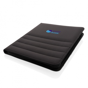 Logotrade promotional product image of: Impact AWARE™ RPET A4 portfolio with zipper