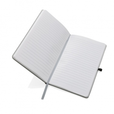 Logotrade business gift image of: Recycled leather hardcover notebook A5