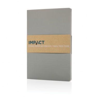 Logo trade promotional products picture of: Impact softcover stone paper notebook A5