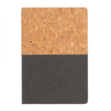 Logotrade advertising product image of: A5 cork & kraft notebook