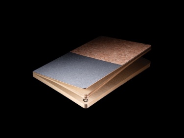 Logotrade promotional product image of: A5 cork & kraft notebook