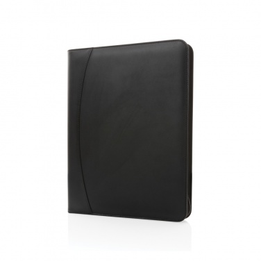 Logo trade promotional giveaways picture of: RCS rPU deluxe tech portfolio with zipper