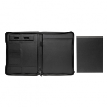 Logo trade business gift photo of: RCS rPU deluxe tech portfolio with zipper