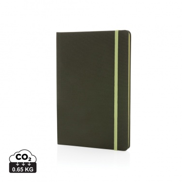 Logo trade promotional giveaways picture of: GRS certified RPET A5 notebook