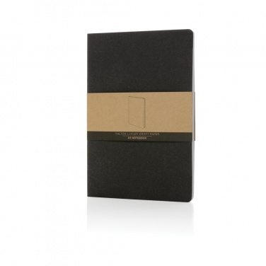 Logotrade advertising product picture of: Salton A5 GRS certified recycled paper notebook