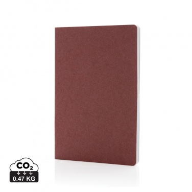 Logo trade business gift photo of: Salton A5 GRS certified recycled paper notebook