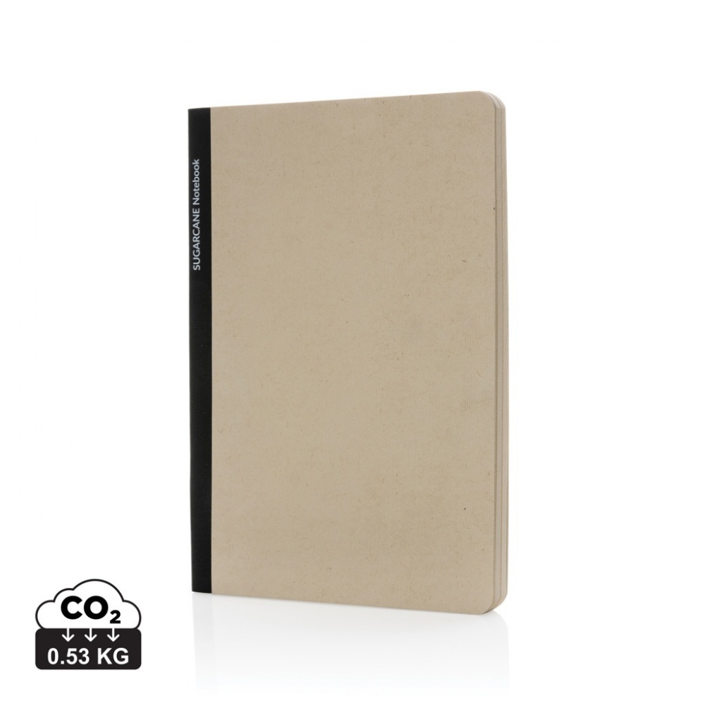 Logo trade corporate gift photo of: Stylo Sugarcane paper A5 Notebook