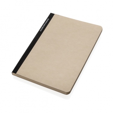 Logo trade promotional products image of: Stylo Sugarcane paper A5 Notebook