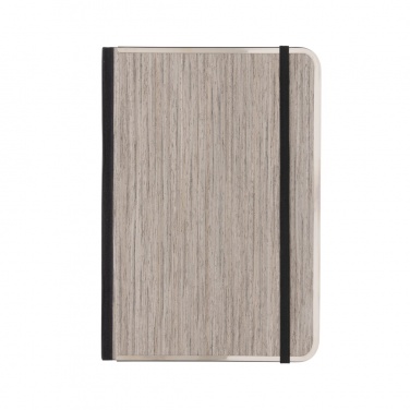 Logo trade promotional giveaway photo of: Treeline A5 wooden cover deluxe notebook