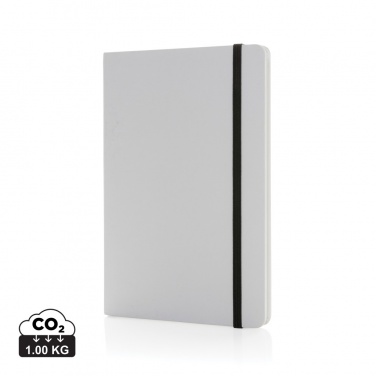 Logo trade promotional product photo of: Craftstone A5 recycled kraft and stonepaper notebook