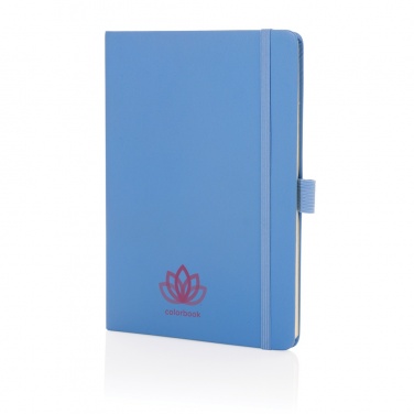 Logo trade business gifts image of: Sam A5 RCS certified bonded leather classic notebook
