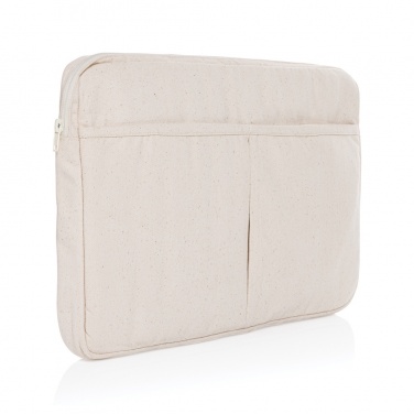 Logotrade promotional product picture of: Laluka AWARE™ recycled cotton 15.6 inch laptop sleeve