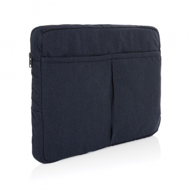 Logo trade corporate gifts image of: Laluka AWARE™ recycled cotton 15.6 inch laptop sleeve