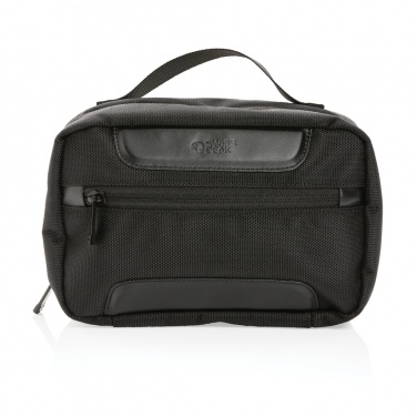 Logo trade advertising products image of: Swiss Peak AWARE™ RPET Voyager toiletry bag