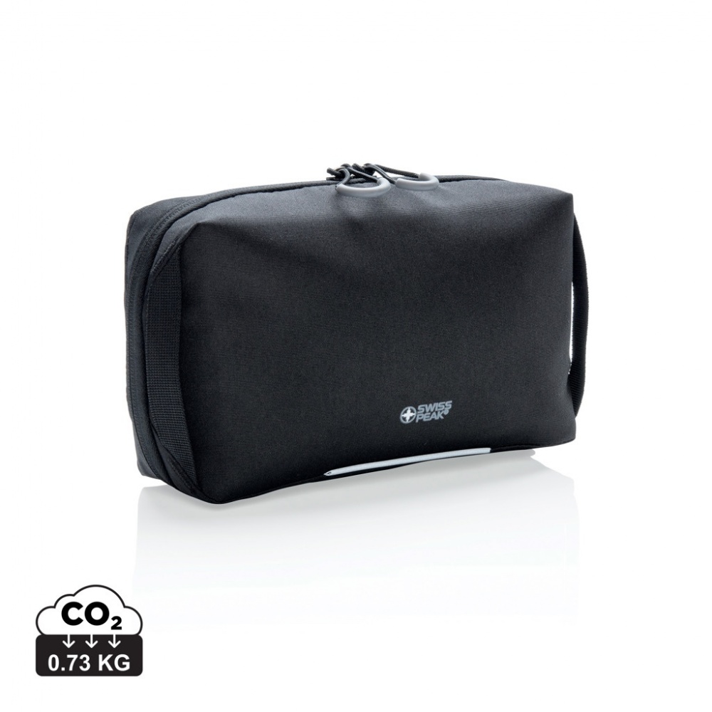 Logo trade corporate gifts image of: Swiss Peak AWARE™ tech pouch PVC free