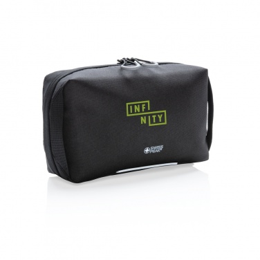 Logo trade promotional gifts picture of: Swiss Peak AWARE™ tech pouch PVC free