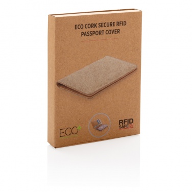 Logotrade advertising product image of: Cork secure RFID passport cover