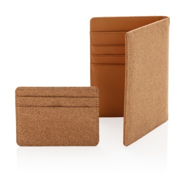 Logo trade promotional products picture of: Cork secure RFID passport cover