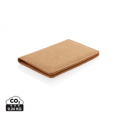Logotrade promotional product image of: Cork secure RFID passport cover
