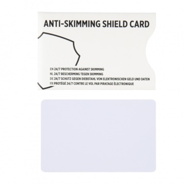 Logo trade business gift photo of: Anti-skimming RFID shield card with active jamming chip