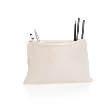 Logotrade promotional gifts photo of: Impact Aware™ 285 gsm rcanvas pencil case undyed