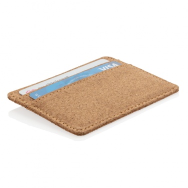 Logotrade advertising product picture of: Cork secure RFID slim wallet