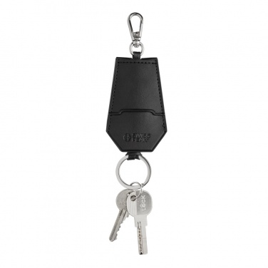 Logo trade promotional merchandise image of: SP Tula RCS certified recycled PU key holder and pen set