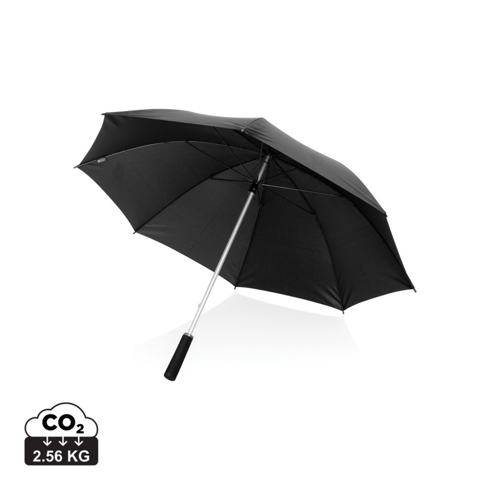 Logo trade corporate gifts image of: Swiss Peak Aware™ Ultra-light manual 25” Alu umbrella