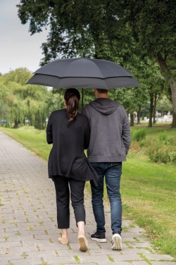 Logo trade promotional giveaways image of: Swiss Peak AWARE™ 23" to 27" expandable umbrella