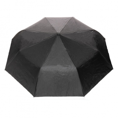 Logo trade business gifts image of: 21" Impact AWARE™ RPET 190T Pongee dual colour mini umbrella