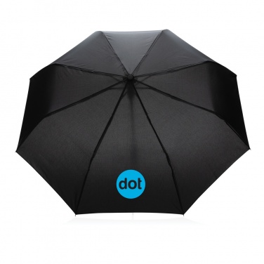 Logo trade promotional giveaways picture of: 21" Impact AWARE™ RPET 190T mini auto open umbrella
