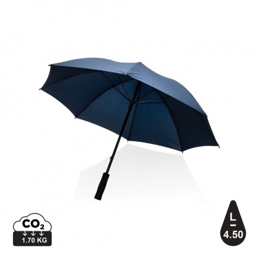 Logo trade promotional giveaways image of: 23" Impact AWARE™ RPET 190T Storm proof umbrella