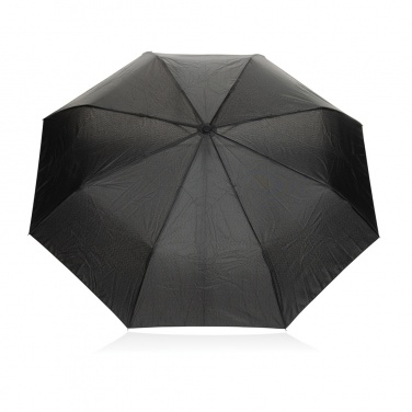 Logotrade promotional giveaway image of: Yara 21" AWARE™ RPET solid colour umbrella with carabiner