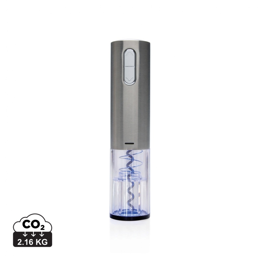 Logo trade promotional items image of: Electric wine opener - USB rechargeable