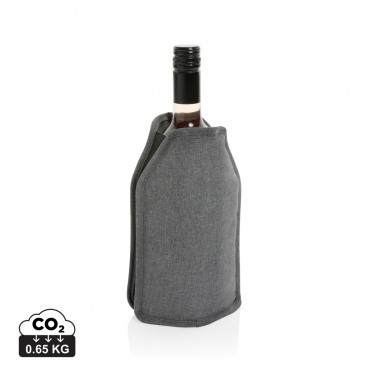 Logo trade advertising products image of: Vino AWARE™ RPET wine cooler sleeve